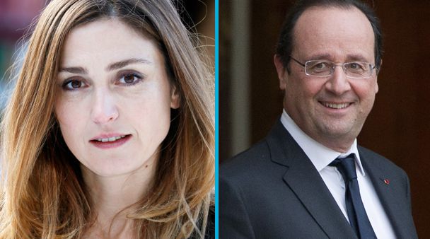 Julie-Gayet et Francois-Hollande. Life Mag