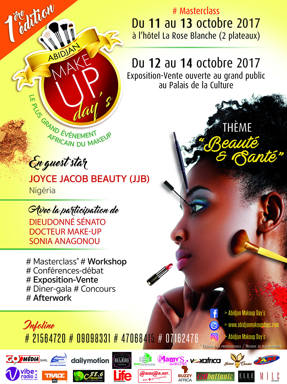 reduitAffiche Abidjan Makeup DaysNouveau