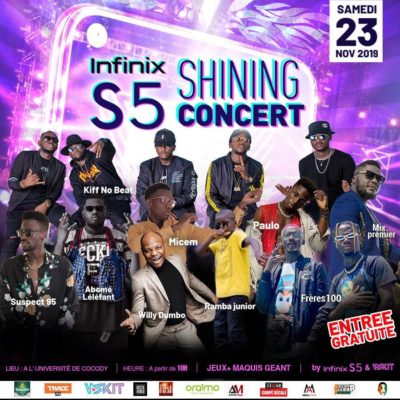 infinix s5 shining concert