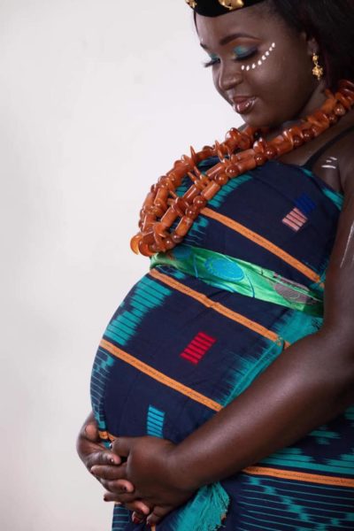 femme baoulé enceinte