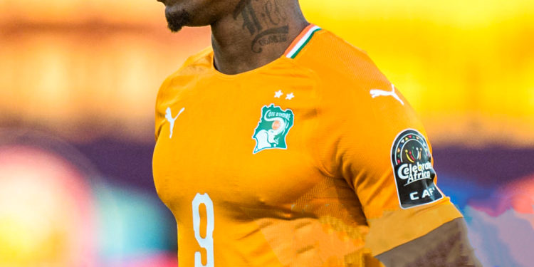 CAIRO, EGYPT - JUNE 24: Wilfried Zaha of Cote d'Ivoire looks on during the 2019 Africa Cup of Nations Group D match between Cote d'Ivoire and South Africa at Al-Salam Stadium on June 24, 2019 in Cairo, Egypt. (Photo by Sebastian Frej/MB Media/Getty Images)