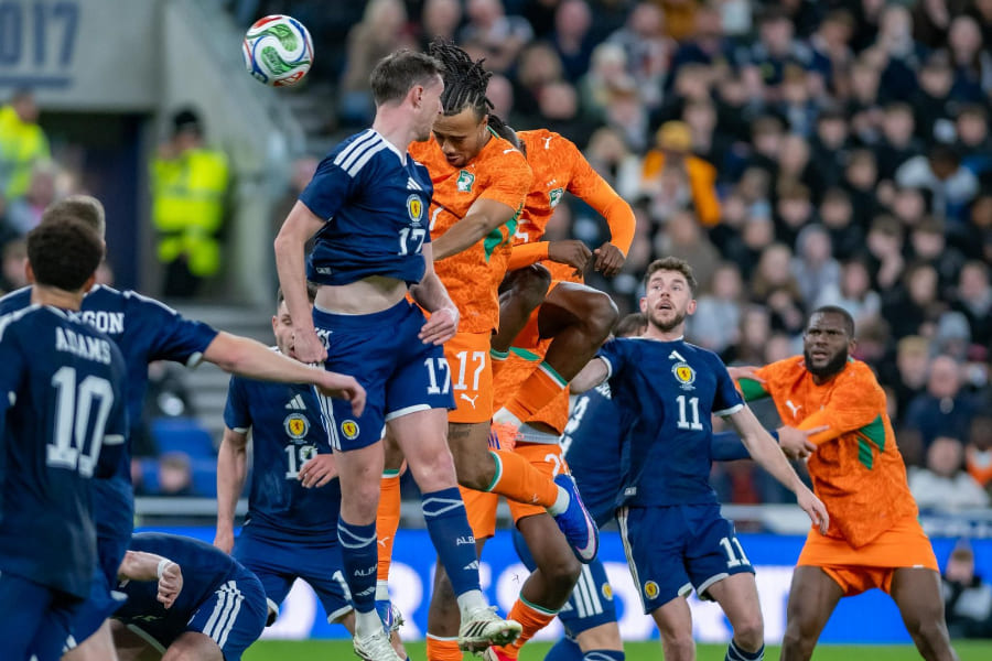 Paris gagnants à 3,10 dans le match Ecosse – Côte d’Ivoire