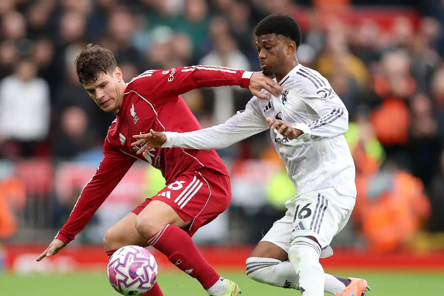 Pronostic Man United – Liverpool : cote 1,82 et compos probables du choc de Premier League
